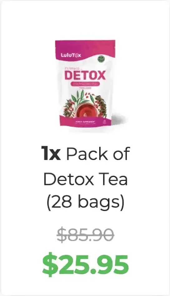 Lulutox Detox Tea offer price